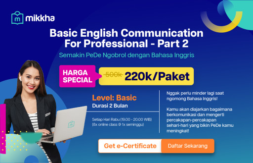 Basic English Communication Class for Professionals